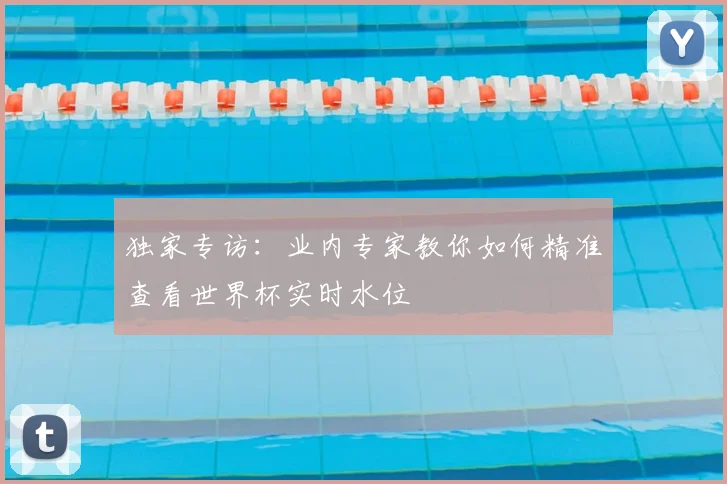 独家专访:业内专家教你如何精准查看世界杯实时水位