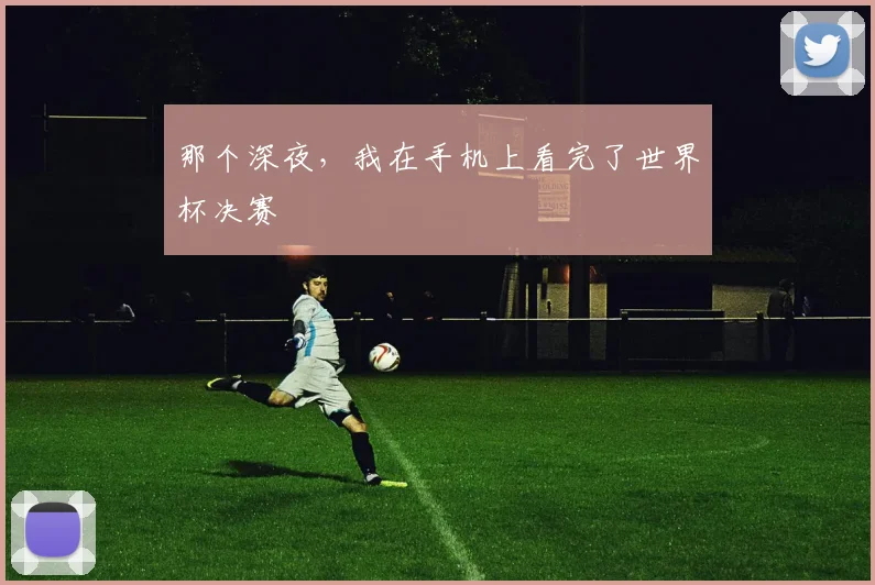 那个深夜,我在手机上看完了世界杯决赛